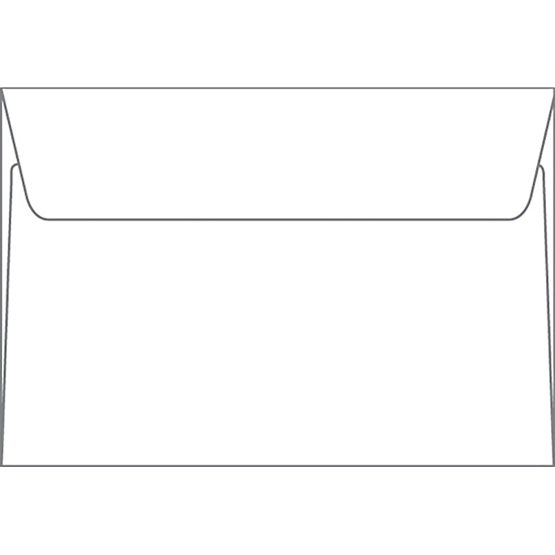 Geographics A9 Invitation Card Envelopes, 5.75" x 8.75", White, 50/Pack (48464) image 1