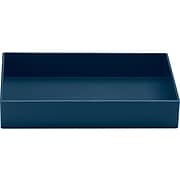 Poppin 1 Compartment Stackable Plastic Accessory Tray, State Blue (105975)