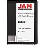 JAM Paper Pocket Notebook, 5.875" x 8.5", Narrow Ruled, 100 Sheets, Black (340526600)~#|#~sp60279818_sc7