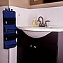 Lencca Stowaway 5" Faux Leather Travel Organizer, Water Resistant, Royal Black (LENLEA022)~#|#~sp6030252_sc7