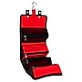 Lencca 5" Faux Leather Travel Organizer, Water Resistant, Red Black (LENLEA025)~#|#~sp6030294_sc7
