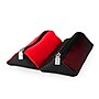 Lencca 5" Faux Leather Travel Organizer, Water Resistant, Red Black (LENLEA025)~#|#~sp6030301_sc7