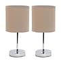 Simple Designs Incandescent Table Lamp Set, Grey (LT2007-GRY-2PK)~#|#~sp60347442_sc7