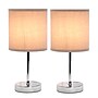 Simple Designs Incandescent Table Lamp Set, Grey (LT2007-GRY-2PK)~#|#~sp60347443_sc7