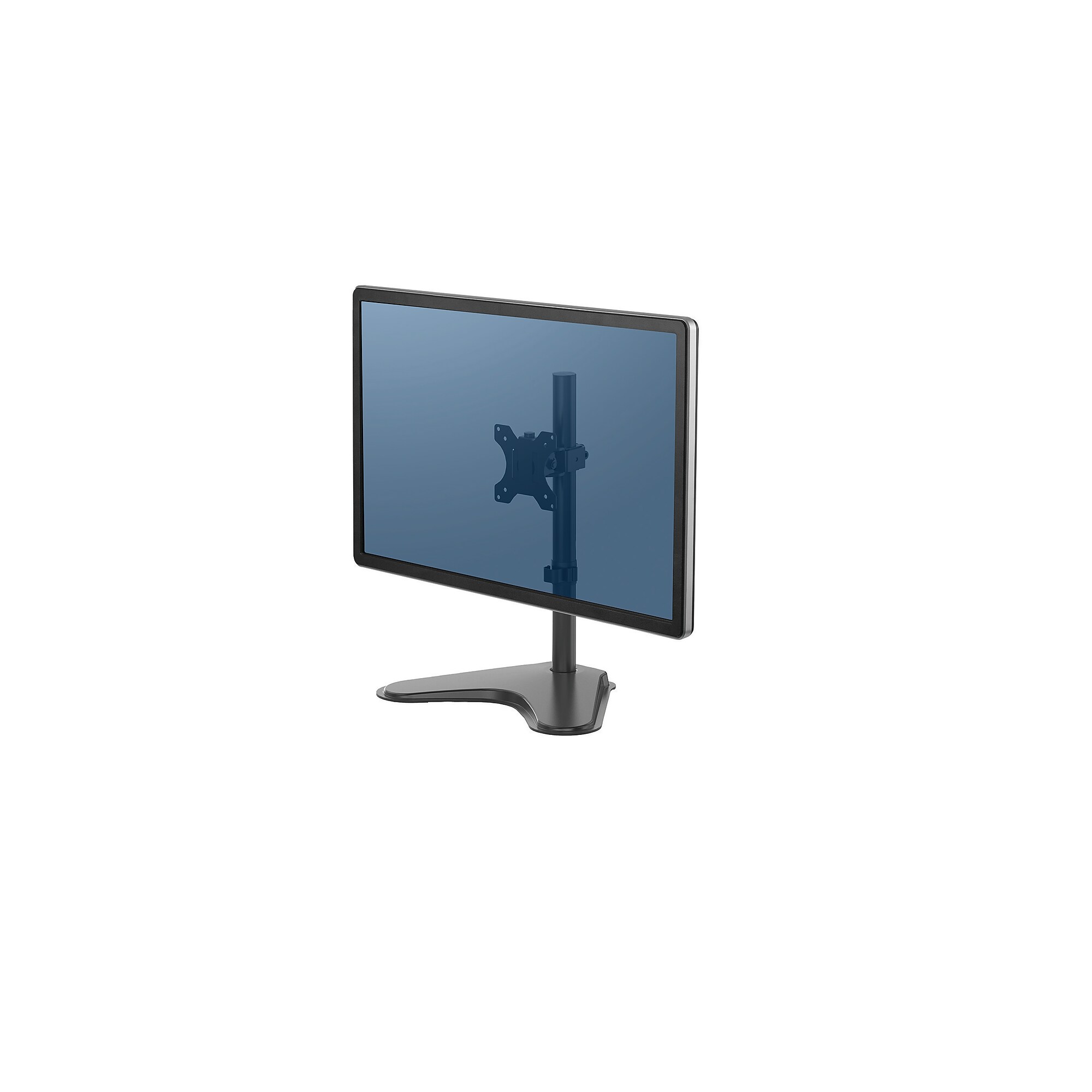 Fellowes Professional Series Adjustable Freestanding Single Monitor Arm, Up to 32″, Black (8049601) Sansujyuku sansujyuku.com