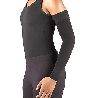 Truform Lymphedema Compression Arm Sleeve, Dot Top: 20-30 mmHg, M, (3326BL-M)