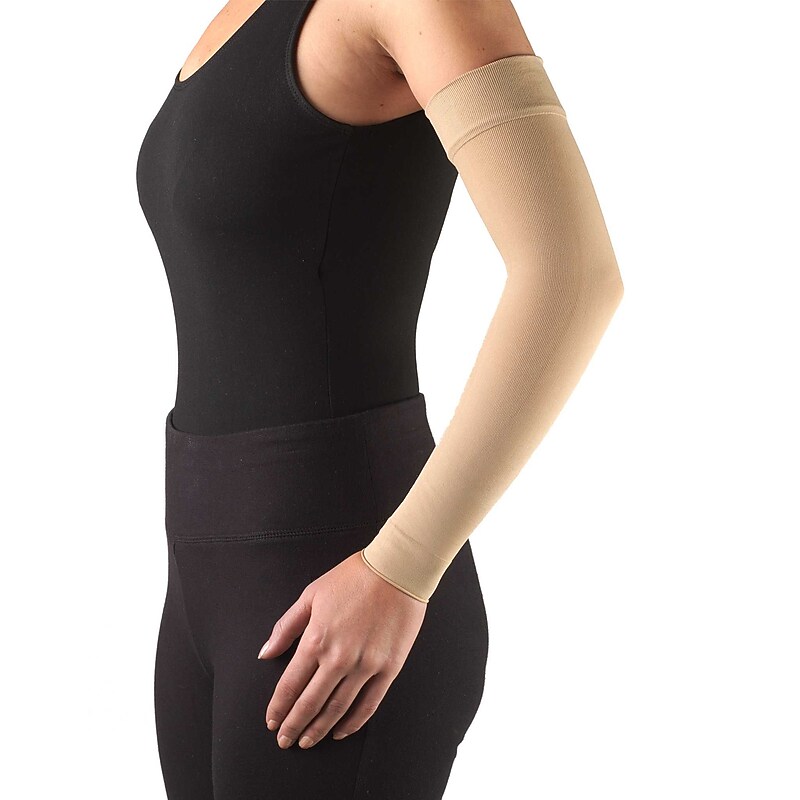 Truform Lymphedema Compression Arm Sleeve: 15-20 mmHg, S, (3315BG-S) image 1