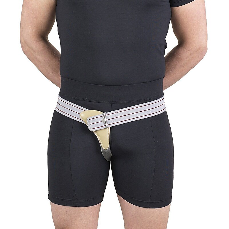 OTC Single Hernia Truss, Right Side, XL, Gray/Silver, (2936/R-XL) image 1