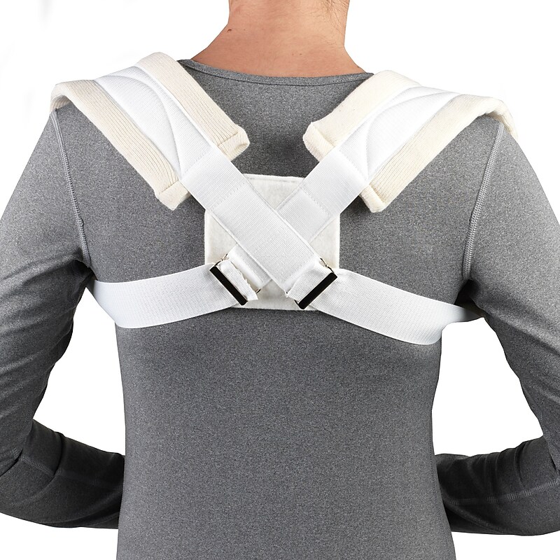 OTC Clavicle Strap, Figure-8 Design, White, Small (2453-S) image 1