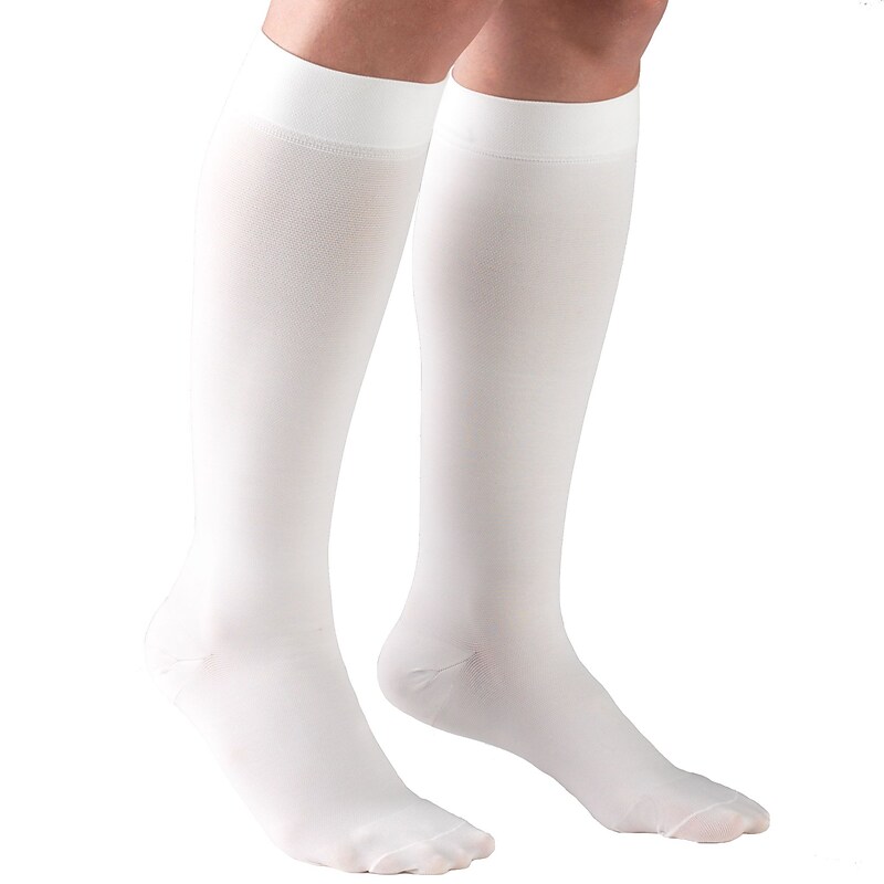 Truform Stockings, Knee High, Closed Toe: 20-30 mmHg, 2L, WHITE (8865WH-2L) image 1