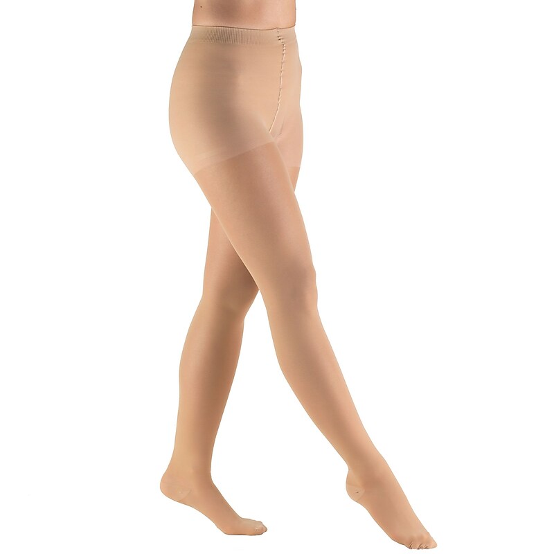 Truform Sheer Pantyhose: 20-30 mmHg, S, BEIGE (0265BG-S) image 1