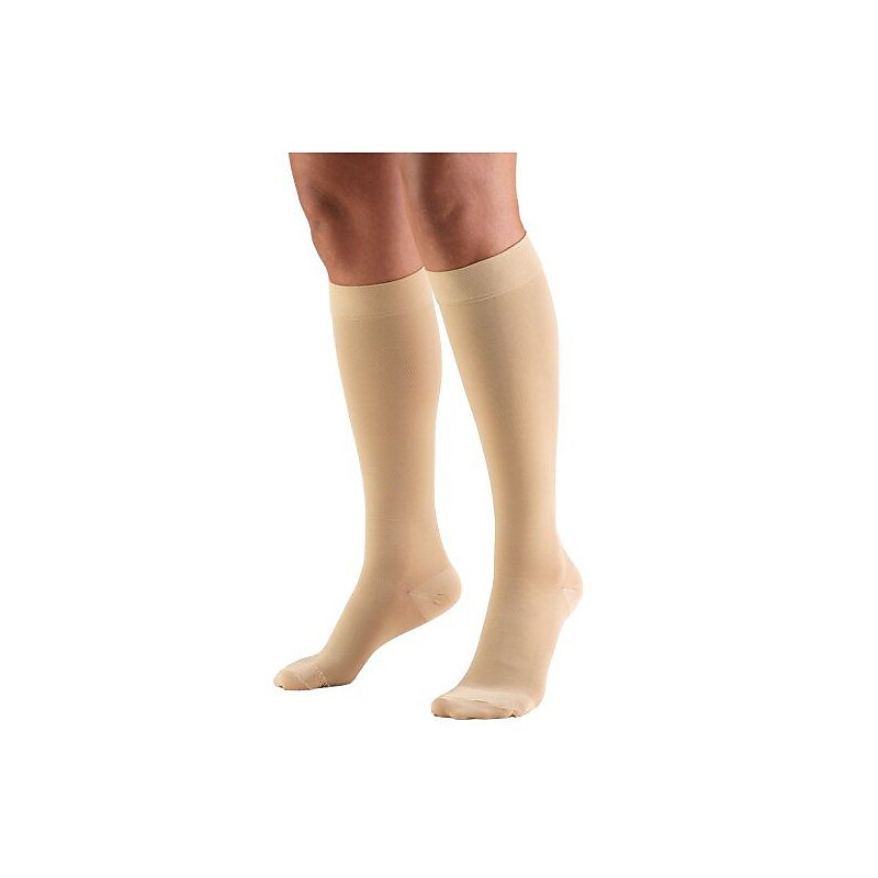 Truform Stockings, Knee High, Open Toe: 15-20 mmHg, S, BEIGE (8875BG-S) image 1