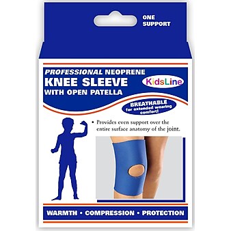 OTC KidsLine Knee Sleeve with Open Patella, S (0316BL-S)