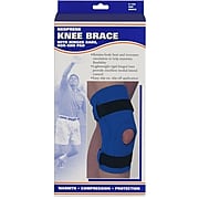 OTC Neoprene Knee Support - Hor-Shu Pad, Hinged Bars, L (0143-L)