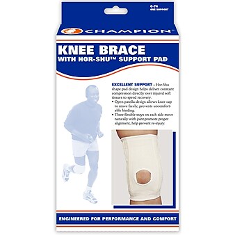 Champion Knee Brace with Hor-Shu Support Pad, XL (0074-XL)