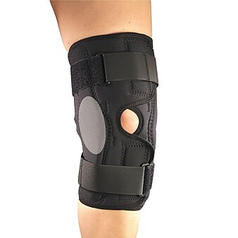 OTC Orthotex Knee Stabilizer Wrap with ROM Hinged Bars, L (2549-L)