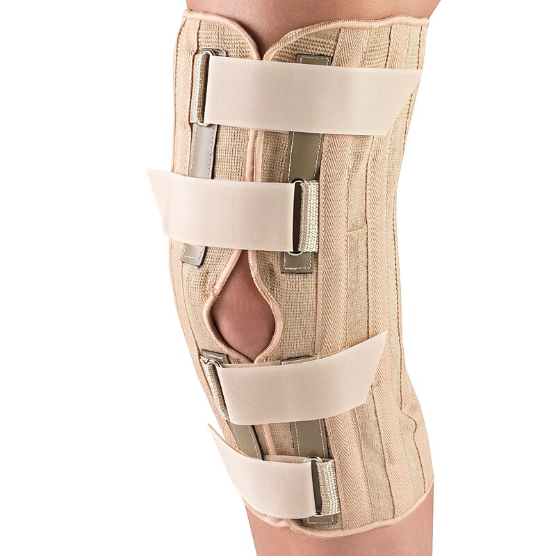 OTC Knee Support with Condyle Pads - Front Opening, XS (2545-XS) image 1
