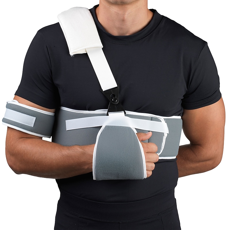 OTC Sling and Swathe Shoulder Immobilizer, Gray, Universal (2465) image 1