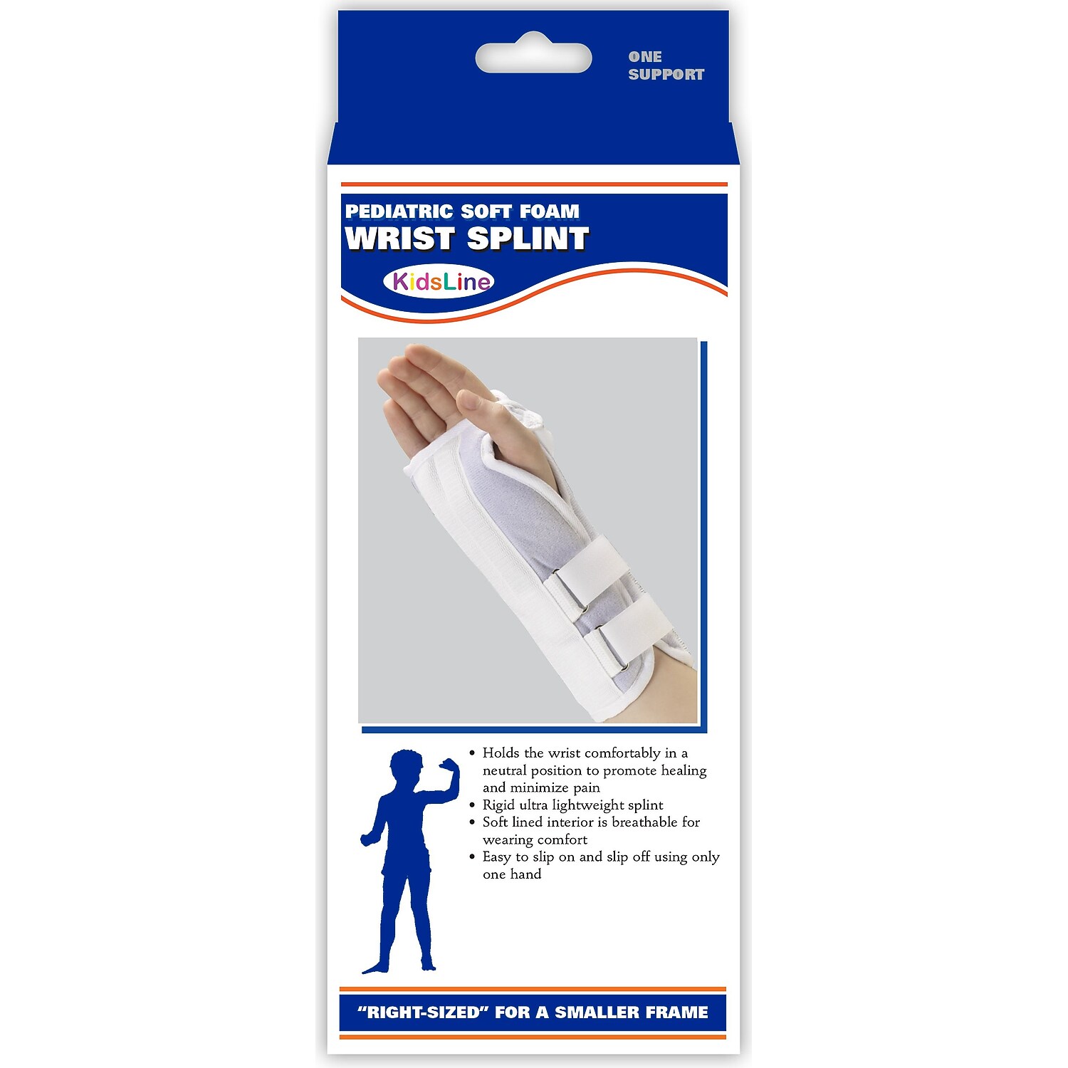 Attelle de poignet OTC Kidsline - mousse souple main gauche pédiatrique (0322/L-P) - Photo 2 sur 3