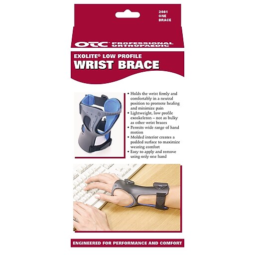 OTC Low Profile Wrist Brace, Right Hand, Small (2081/RS) Staples