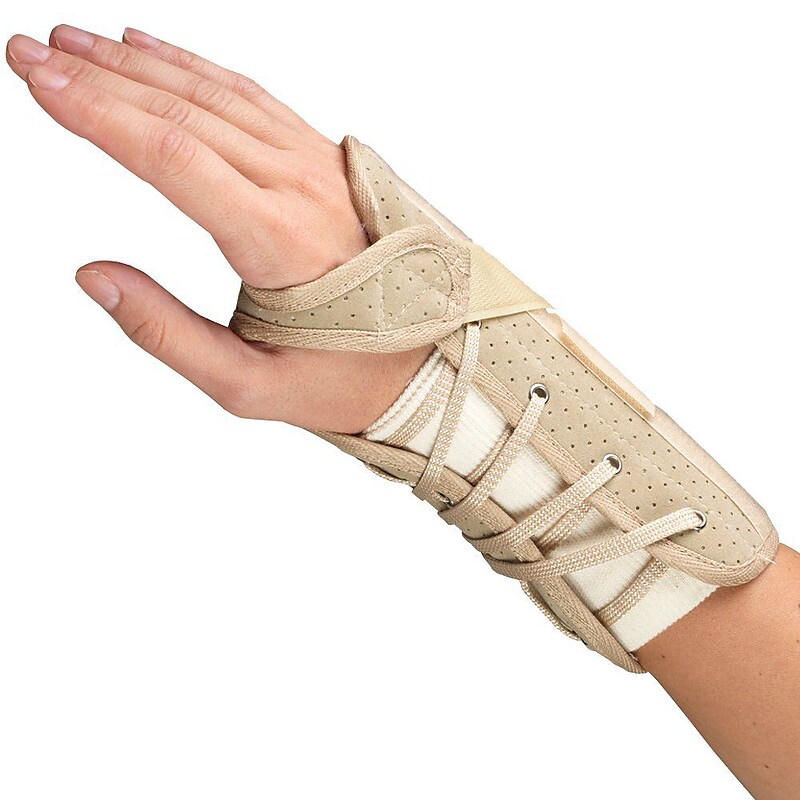 OTC Cock-Up Wrist Splint - Suede Finish, Right Hand, Small  (2360/R-S) image 1