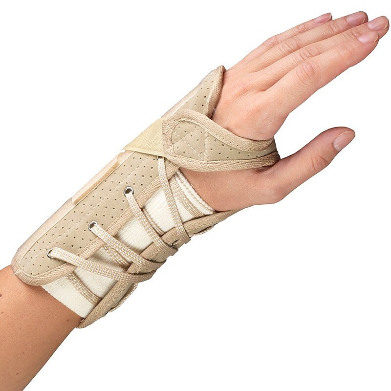OTC Cock-Up Wrist Splint - Suede Finish, Left Hand, X-Small  (2360/L-XS) image 1