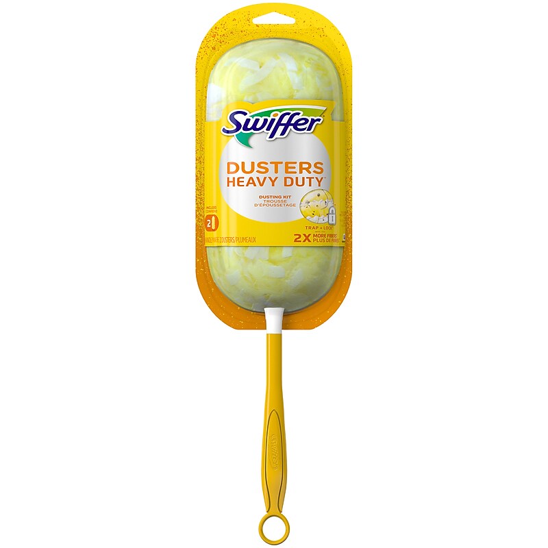 Swiffer Heavy Duty Fiber Duster Kit, Yellow (92804) image 1