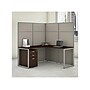 Bush Business Furniture Easy Office 66"H x 60"W L-Shaped Cubicle Panel Workstation, Mocha Cherry (EODH36SMR-03K)~#|#~sp60421795_sc7