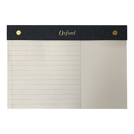 Oxford Notepad, 8.56" x 6.06", Ivory, 60 Sheets/Pad (88808) at Staples