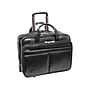 McKlein L Series BOWERY Leather Briefcase, Laptop Compatible, Rolling, Black (87855MCK)~#|#~sp60422024_sc7