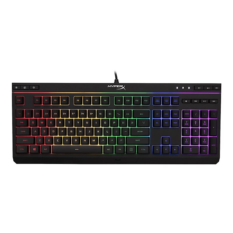 Kingston Alloy Core RGB Gaming Wired Keyboard, Black (4P4F5AA#ABA) image 1