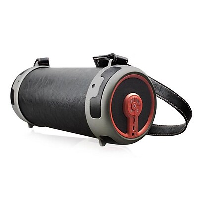 PYLE PBMSPG16 - Portable Bluetooth Wireless BoomBox Tube FX Stereo System, Built-in Flashing LED Party Lights, Rechargeable Battery, MP3/Micro SD Reader, FM Radio