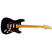 Spectrum AIL92LS  Custom Pro Series ST Style Electric Guitar, Wood,  Black/Red