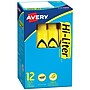 Avery Hi-Liter Desk Style Highlighters, Chisel Tip, Yellow, Dozen (07742)~#|#~sp60783283_sc7