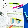 Avery HI-LITER The Original Tank Highlighters, Chisel, Assorted Fluorescent, 12/Set (98034)~#|#~sp60783318_sc7