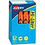 Avery Hi-Liter Tank Highlighters, Chisel, Orange, Dozen (24050)~#|#~sp60783408_sc7