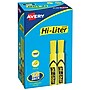 Avery Hi-Liter Tank Highlighters, Chisel, Yellow, Dozen (98035)~#|#~sp60783413_sc7