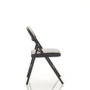Cosco Products Cosco Vinyl Folding Chair Black (4-pack), BLACK