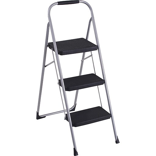 公立入試対策 大的中ゼミ HOP・STEP・JUMP 3点セット Cosco 3-Step Big Step Folding Stool, 200 lb Capacity, Light Gray