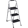 Cosco 3-Step Big Step Folding Stool, 200 lb Capacity, Light Gray(11408PBL1E)~#|#~sp60784144_sc7