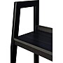 Ameriwood Home Lawrence 60"H 4-Shelf Ladder Bookcase Bundle, Black (9482096)~#|#~sp60784298_sc7