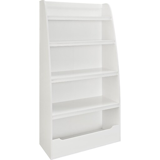 Shop Staples For Cosco Mia Kids 4 Shelf Bookcase White