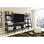 Ameriwood Home Lawrence 60"H 4-Shelf Ladder Bookcase Bundle, Black (9482096)~#|#~sp60784371_sc7