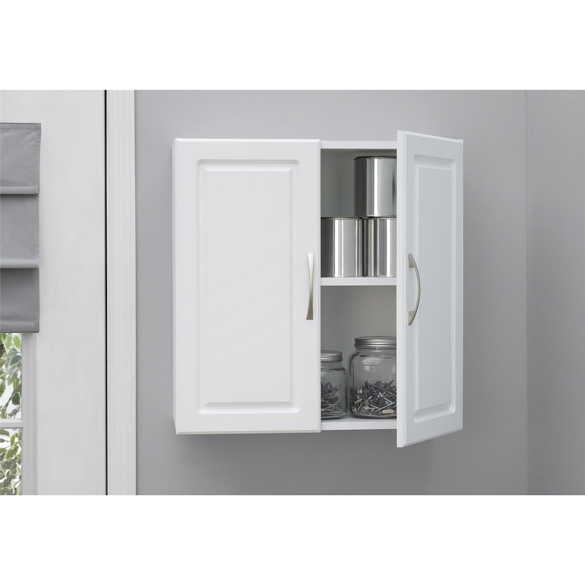 SystemBuild Kendall 24″ Wall Cabinet, White (7366401PCOM) Sansujyuku sansujyuku.com