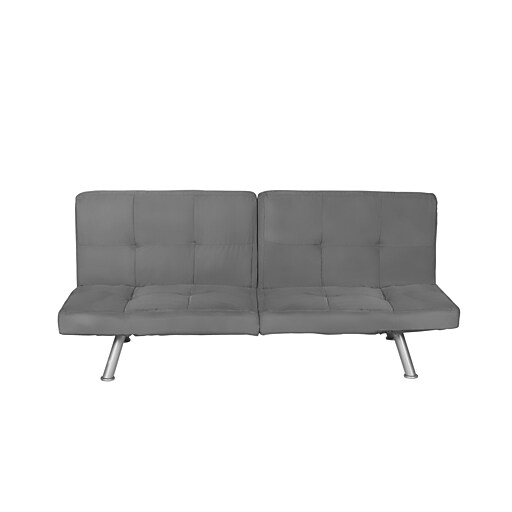Shop Staples For Dhp Contempo 2001419 Micro Suede Futon Charcoal