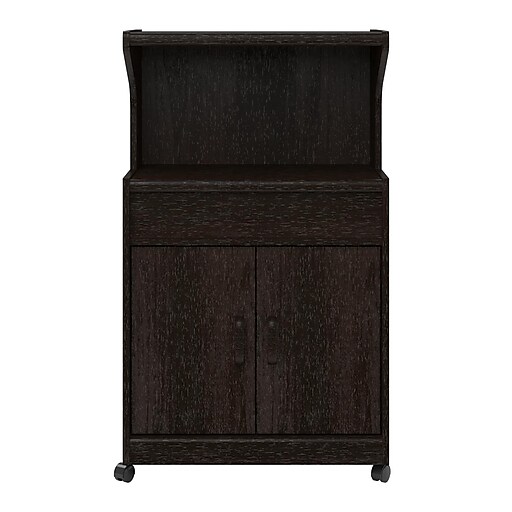 Shop Staples For Reggie Microwave Cart With Shelf Espresso