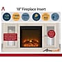 Ameriwood Brooklyn Fireplace TV Stand, Screens up to 50", Espresso (1765096PCOM)~#|#~sp60785373_sc7