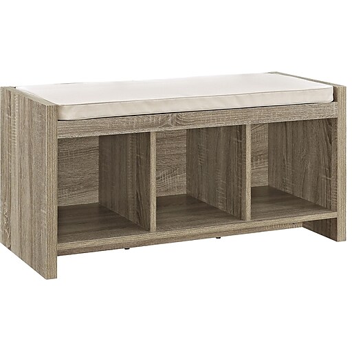Shop Staples For Ameriwood Home Penelope Entryway Storage Bench
