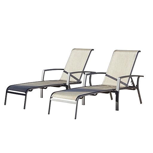 Outdoor Aluminum Chaise Lounge, Cosco Furniture Outdoor