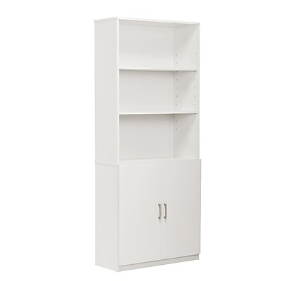 White Bookcases Bookshelves Staples
